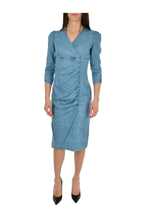 Guess Dresses Denim Blå, Dam