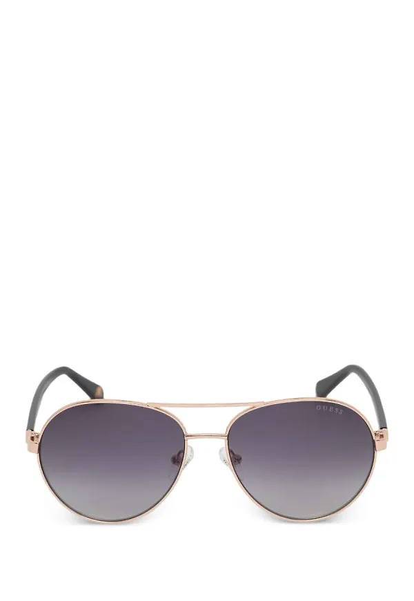 GUESS EYEWEAR pilotsolglasögon - Guldfärgad