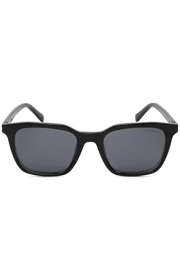 GUESS EYEWEAR rektangulära solglasögon - Svart