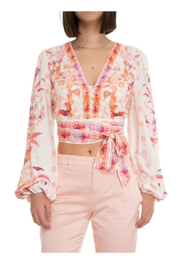Guess Fantasy blouse Flerfärgad, Dam