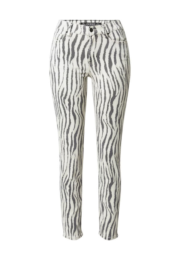 GUESS Jeans kräm / svart denim