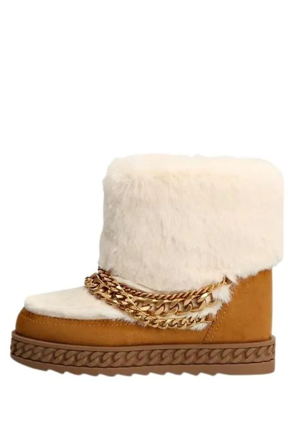 Guess Winter Boots Beige, Dam