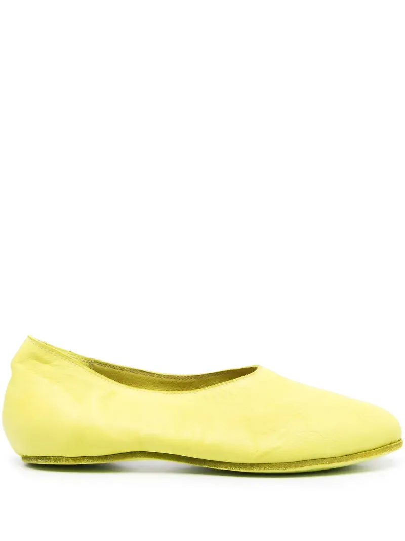 Guidi slip on-loafers - Grön