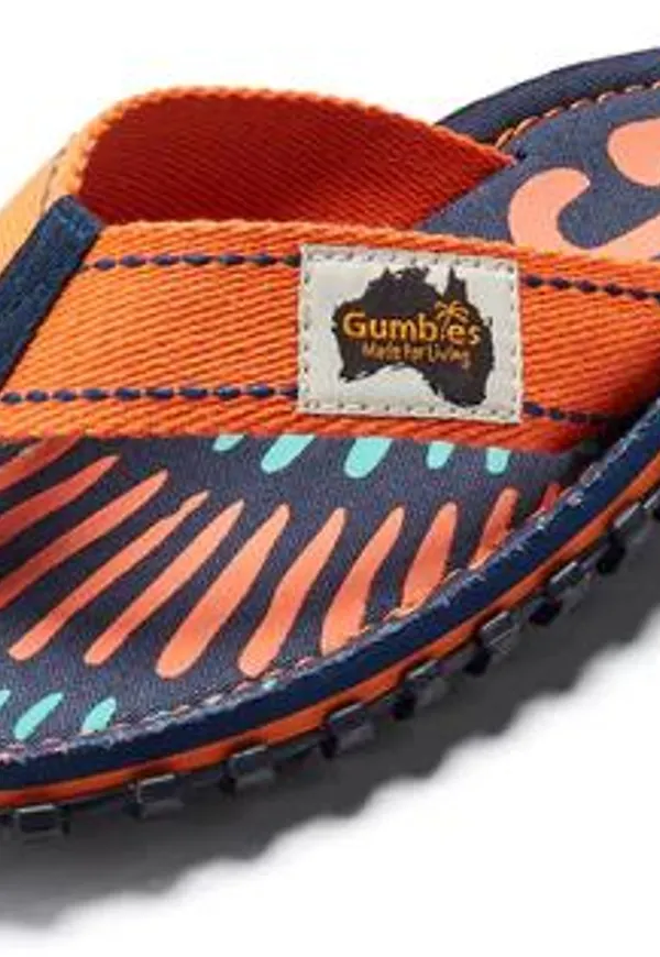 Gumbies Unisex Islander Tangerine Burst