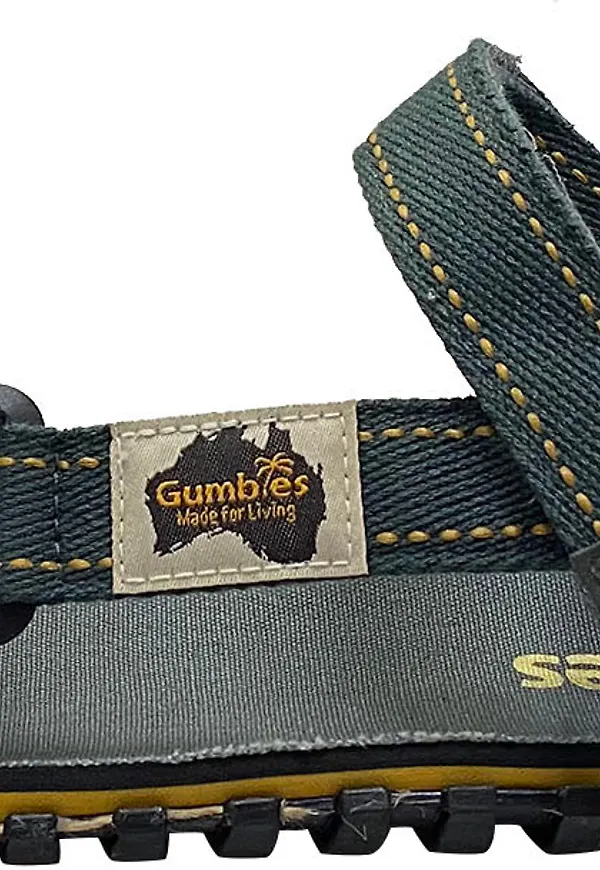 Gumbies Unisex Tracker Sandals Grey