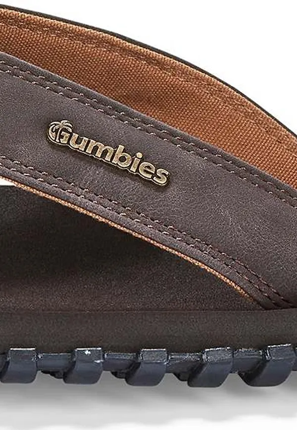 Gumbies Vegovert Flip-Flops Brown