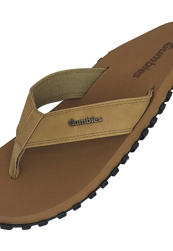 Gumbies Vegovert Flip-Flops Tan
