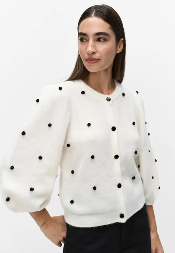 Gzalpha dot cardigan