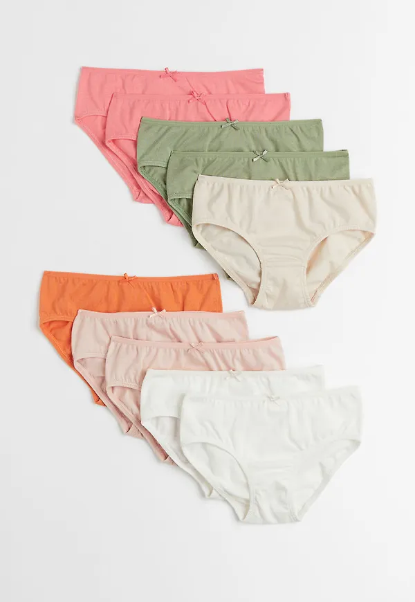 H & M - 10-pack trikåtrosa - Grön