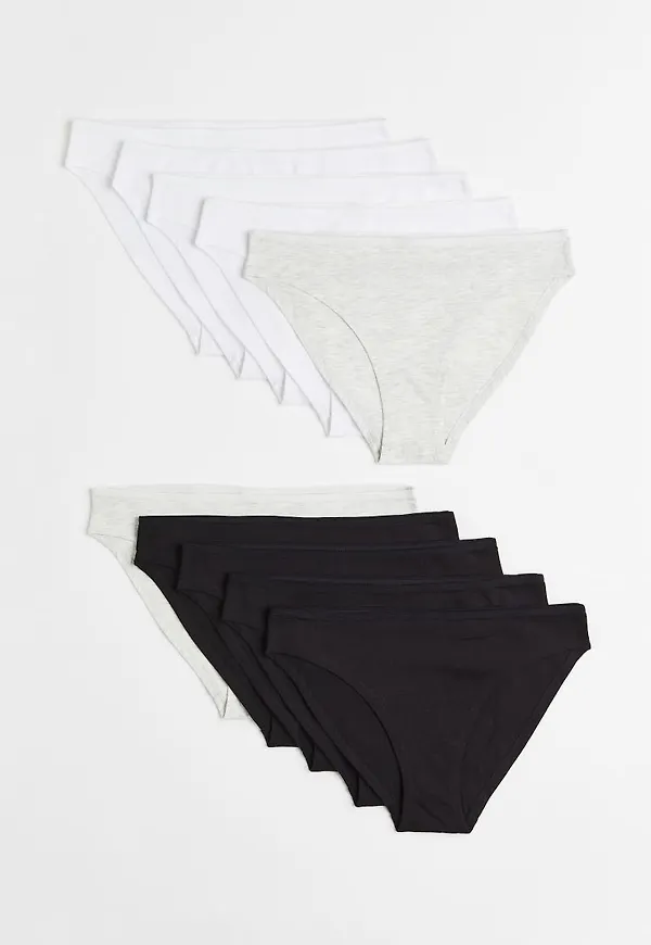 H & M - 10-pack trosa - Vit