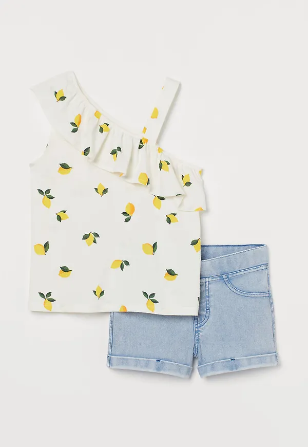 H & M - 2-delat set - Vit