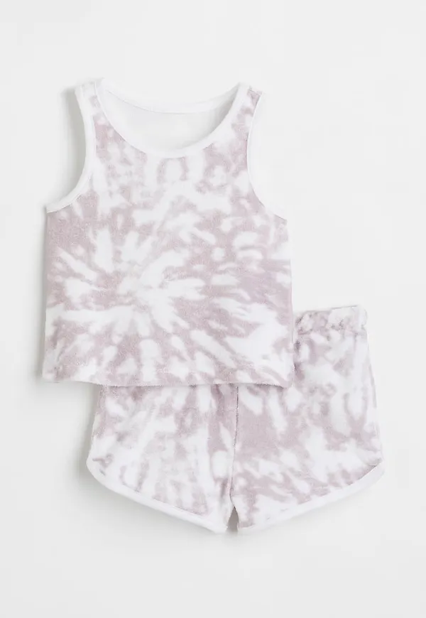 H & M - 2-delat set i frotté - Vit