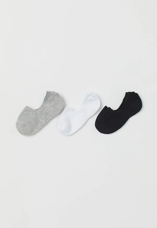 H & M - 3-pack sportstrumpor - Vit