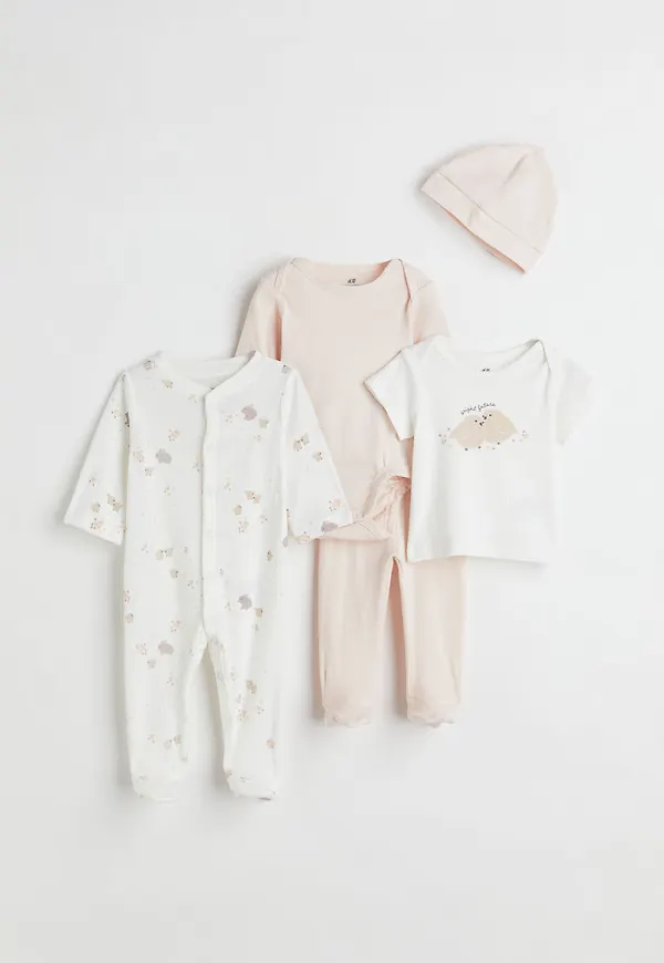 H & M - 5-delat presentset - Rosa