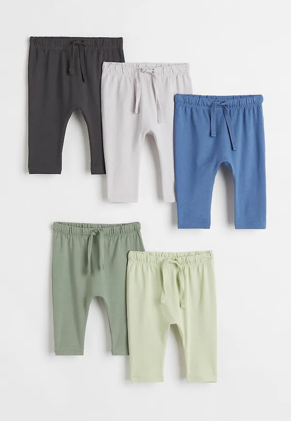 H & M - 5-pack bomullsbyxa - Grön