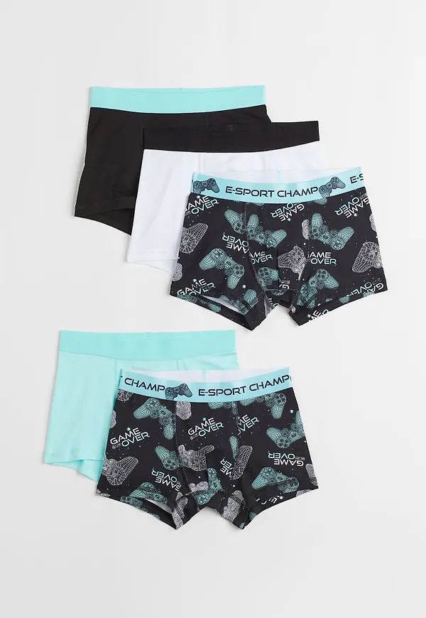 H & M - 5-pack boxer shorts - Turkos