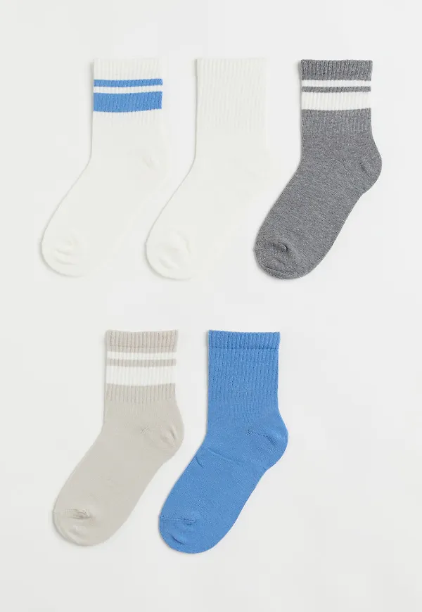 H & M - 5-pack strumpor - Vit