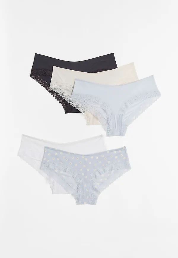 H & M - 5-pack trosa hipster - Blå