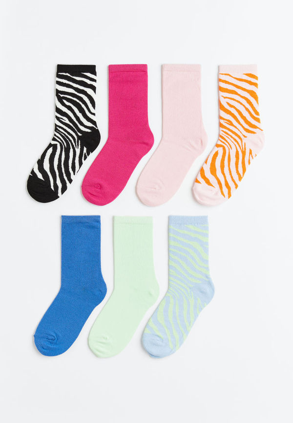 H & M - 7-pack strumpor - Blå