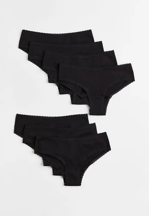 H & M - 7-pack trosa hipster - Svart