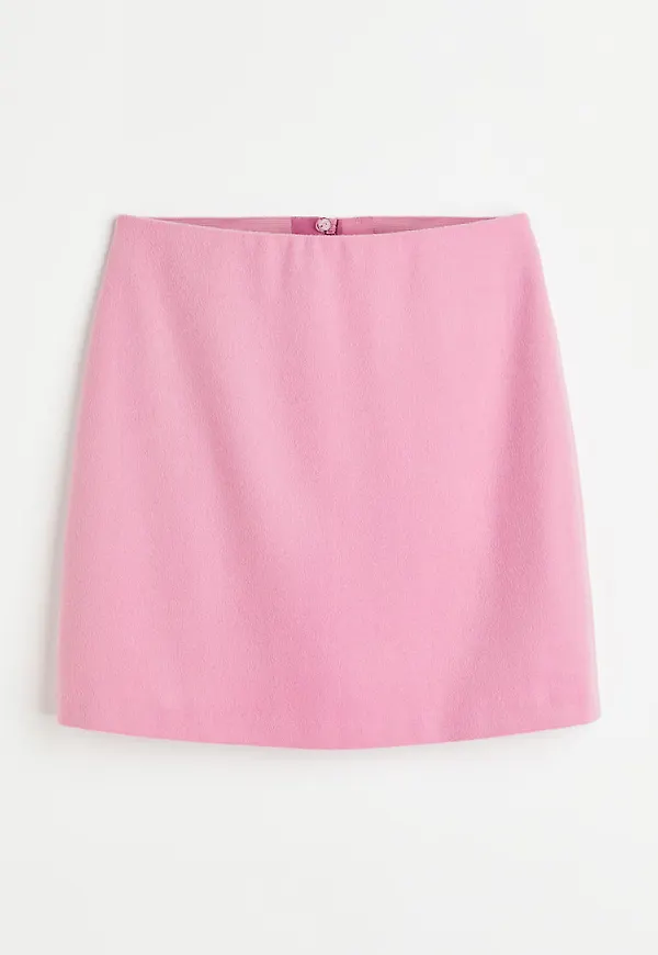 H & M - A-linjeskuren kjol - Rosa