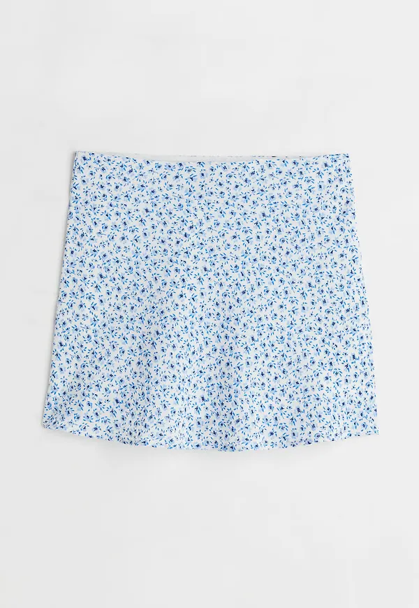 H & M - A-linjeskuren kjol - Vit