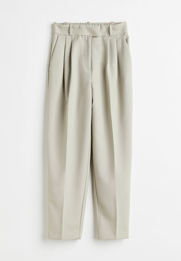 H & M - Ankellång byxa - Beige