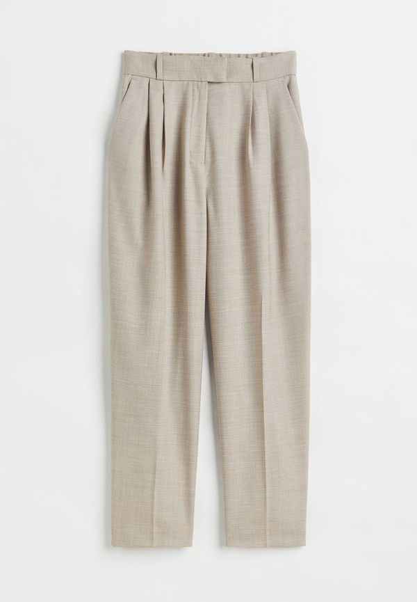 H & M - Ankellång byxa - Brun