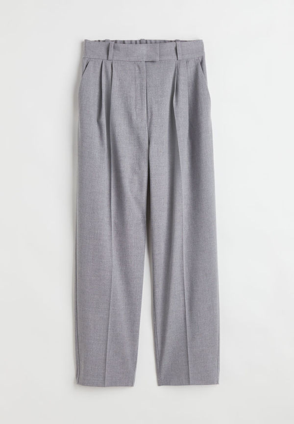H & M - Ankellång byxa - Grå