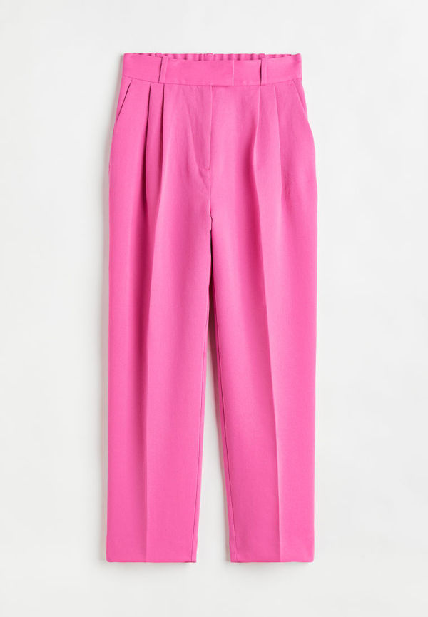 H & M - Ankellång byxa - Rosa