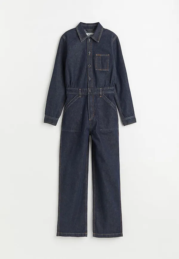 H & M - Arbetskläder Byxbyxa - Blå