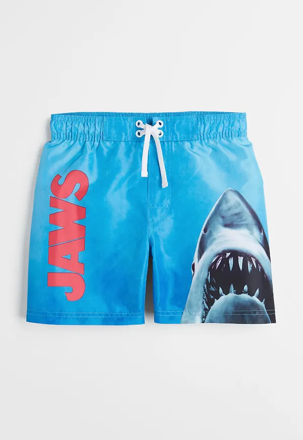 H & M - Badshorts med tryck - Vit