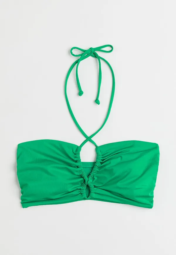 H & M - Bandeaubikini-bh - Grön