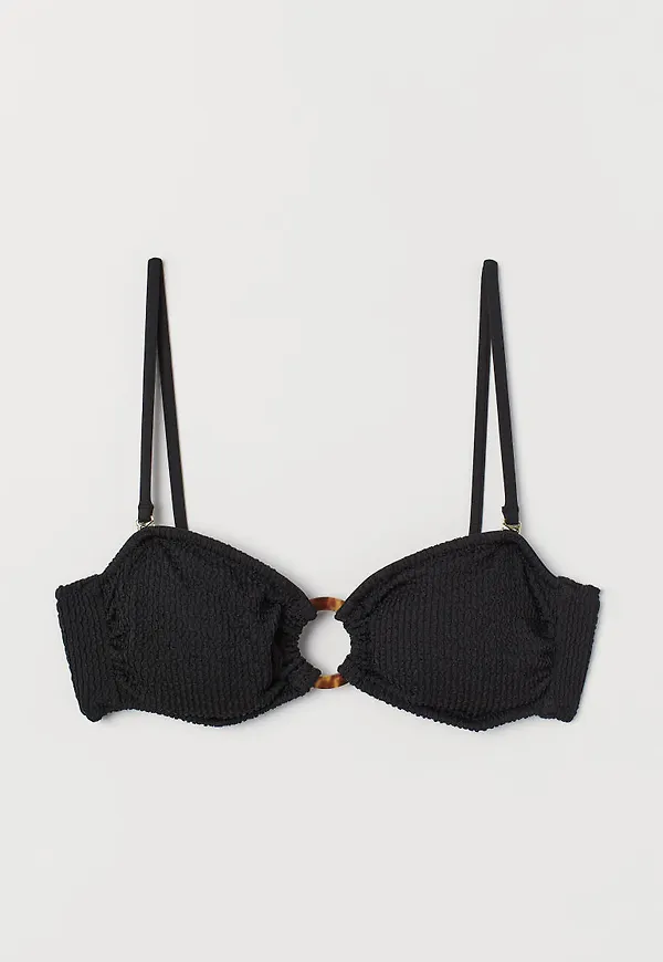 H & M - Bandeaubikini-bh - Svart