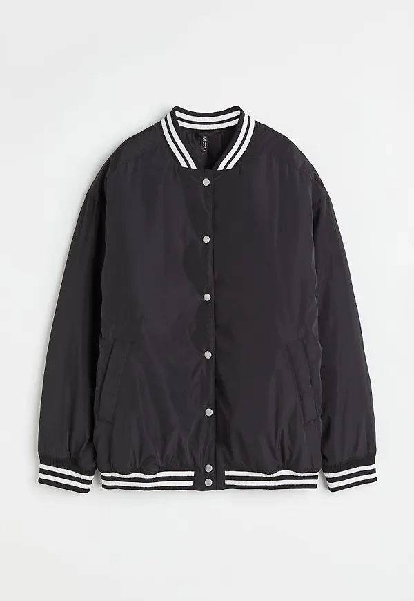 H & M - Baseball jacket - Svart