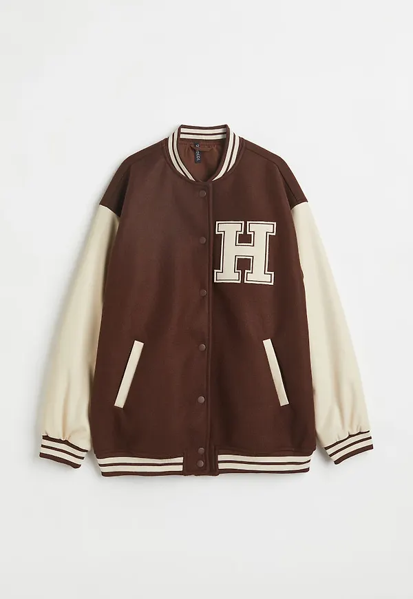 H & M - Baseballjacka - Brun