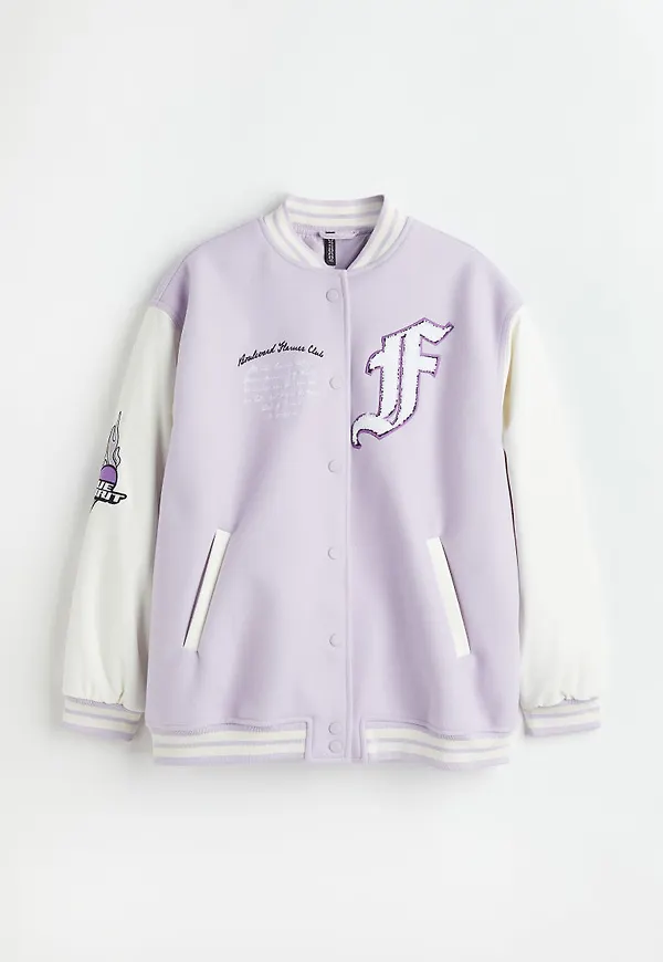 H & M - Baseballjacka - Lila