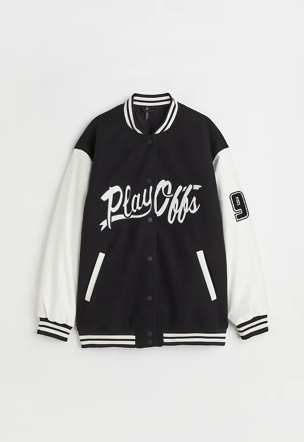 H & M - Baseballjacka - Svart