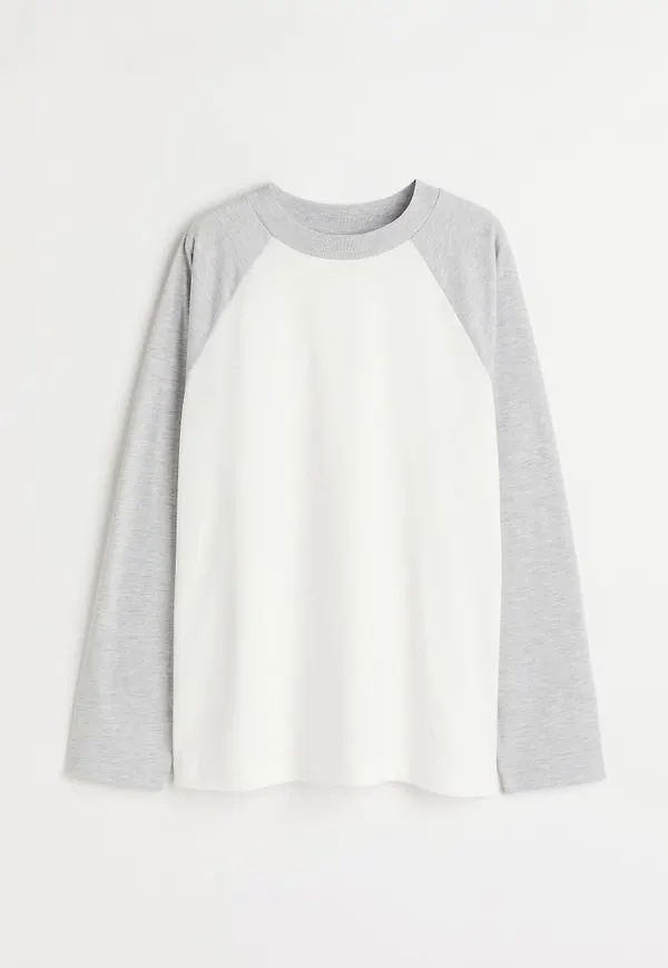 H & M - Blockfärgad tröja - Grå
