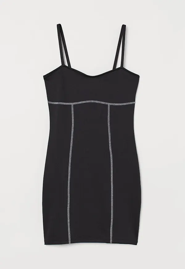 H & M - Bodycon-klänning - Svart