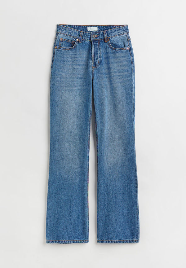 H & M - Bootcut Low Jeans - Blå
