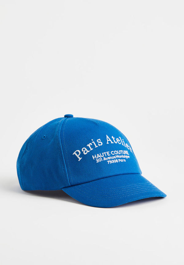 H & M - Broderad keps - Blå
