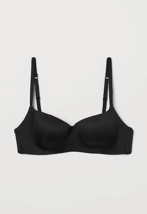 H & M - Bygellös bh - Svart