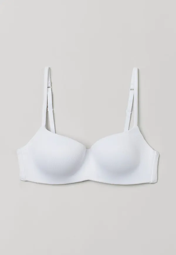 H & M - Bygellös bh - Vit