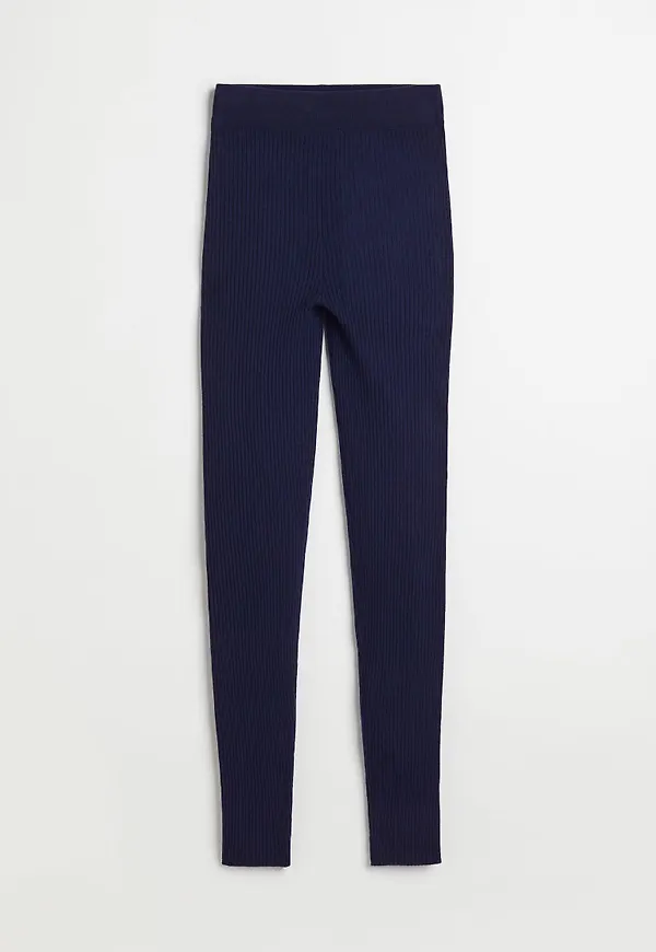 H & M - Cashmere-blend leggings - Blå