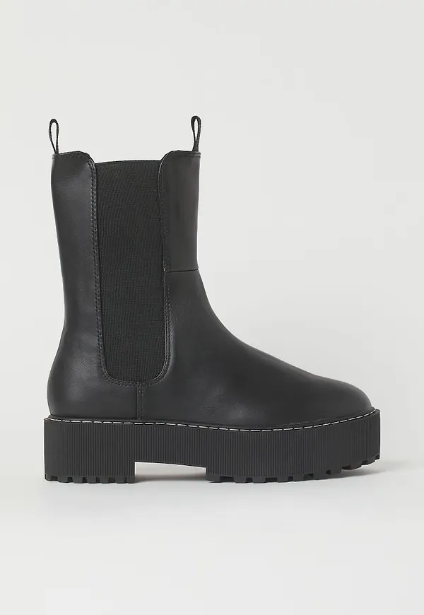 H & M - Chelseaboots - Svart