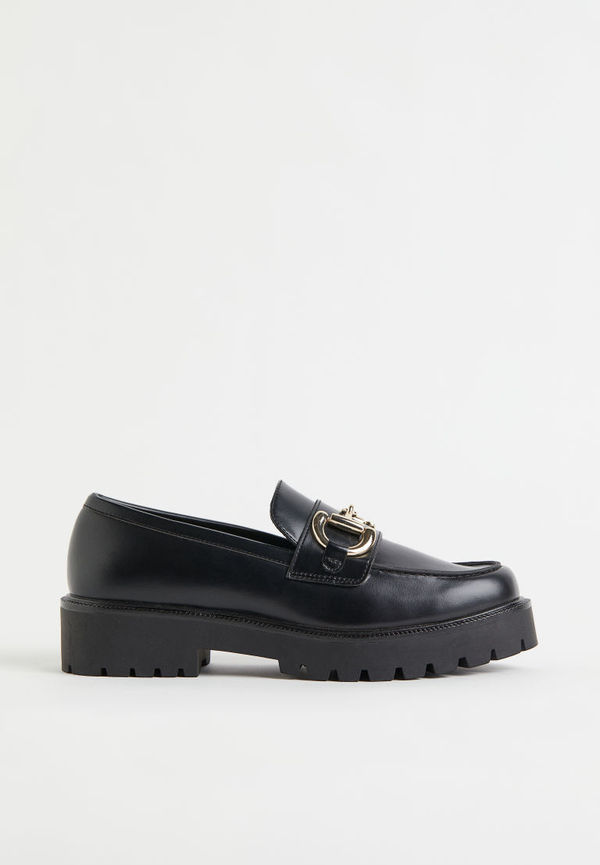 H & M - Chunky loafers med spänne - Svart