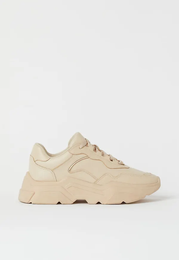 H & M - Chunky sneakers - Beige