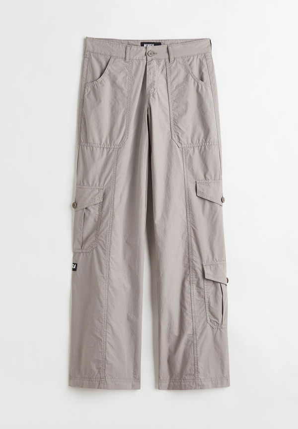 H & M - Cleo Cargo Pants - Grå
