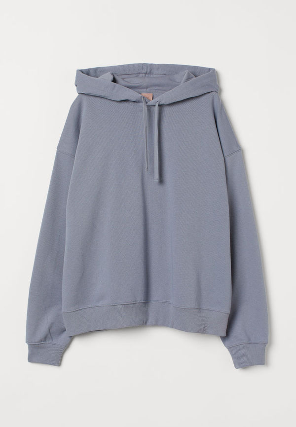 H & M - Cotton hoodie - Blå